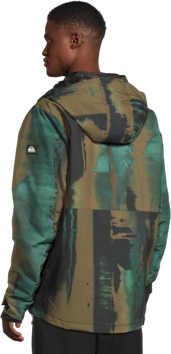 image:imageQuiksilver mens Mission Printed Snow JacketDark Ivy