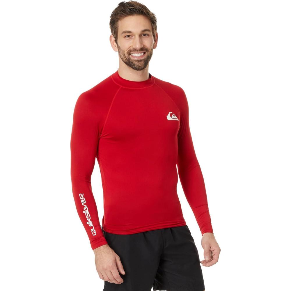 image:imageQuiksilver Mens Everyday Upf50 Long Sleeve RashguardSalsa
