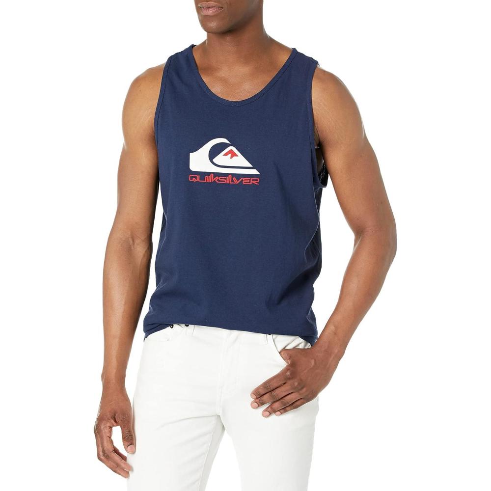 image:imageQuiksilver Mens MW Logo Sleeveless Tank Top Tee ShirtNavy Blazer