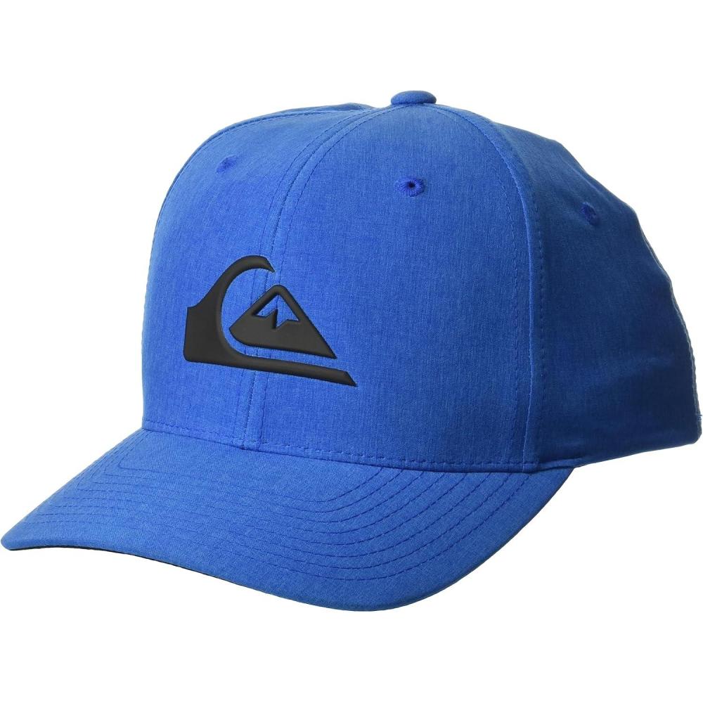 image:imageQuiksilver Mens Mens Amped Up Stretch Fit Curve Brim HatSnorkel Blue Heather