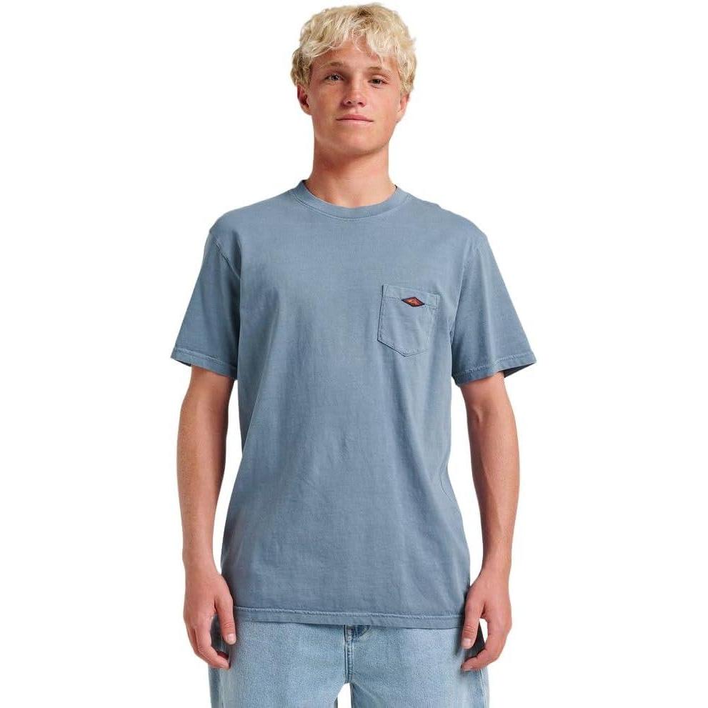 image:imageQuiksilver Mens Quiksilver Mens Saltwater Pocket Short Sleeve Tee ShirtChina Blue