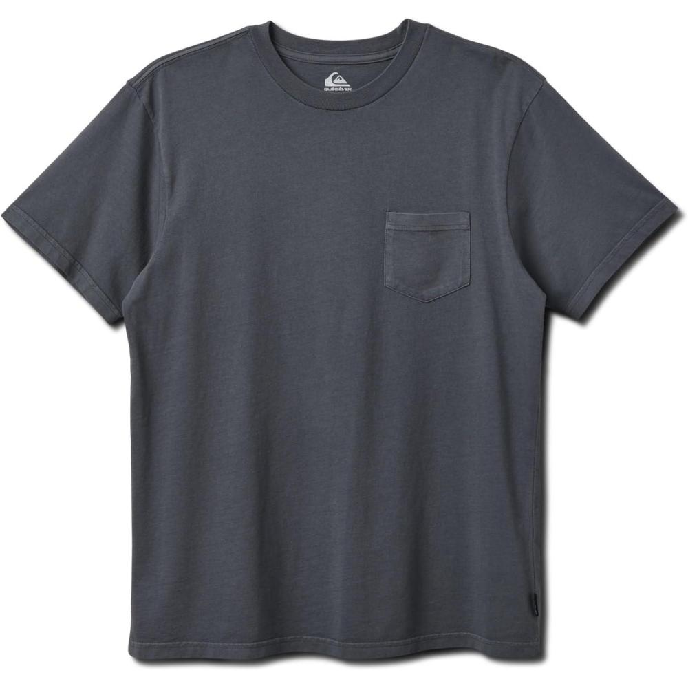 image:imageQuiksilver Mens Quiksilver Mens Saltwater Pocket Short Sleeve Tee ShirtGranite Gray