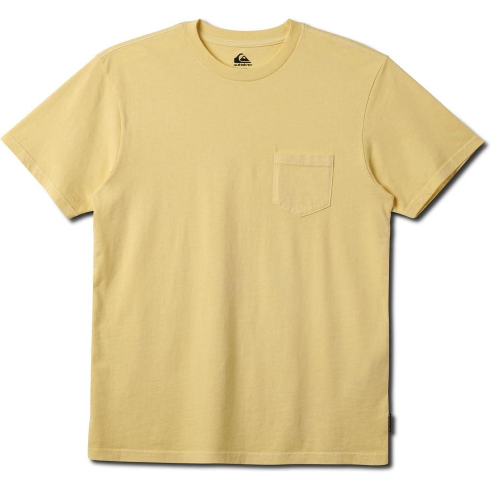image:imageQuiksilver Mens Quiksilver Mens Saltwater Pocket Short Sleeve Tee ShirtPale Yellow