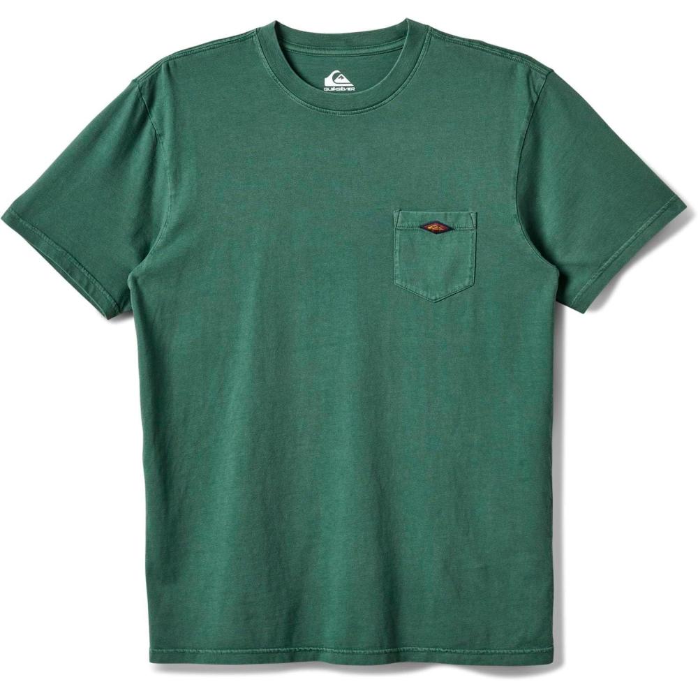 image:imageQuiksilver Mens Quiksilver Mens Saltwater Pocket Short Sleeve Tee ShirtTrekking Green