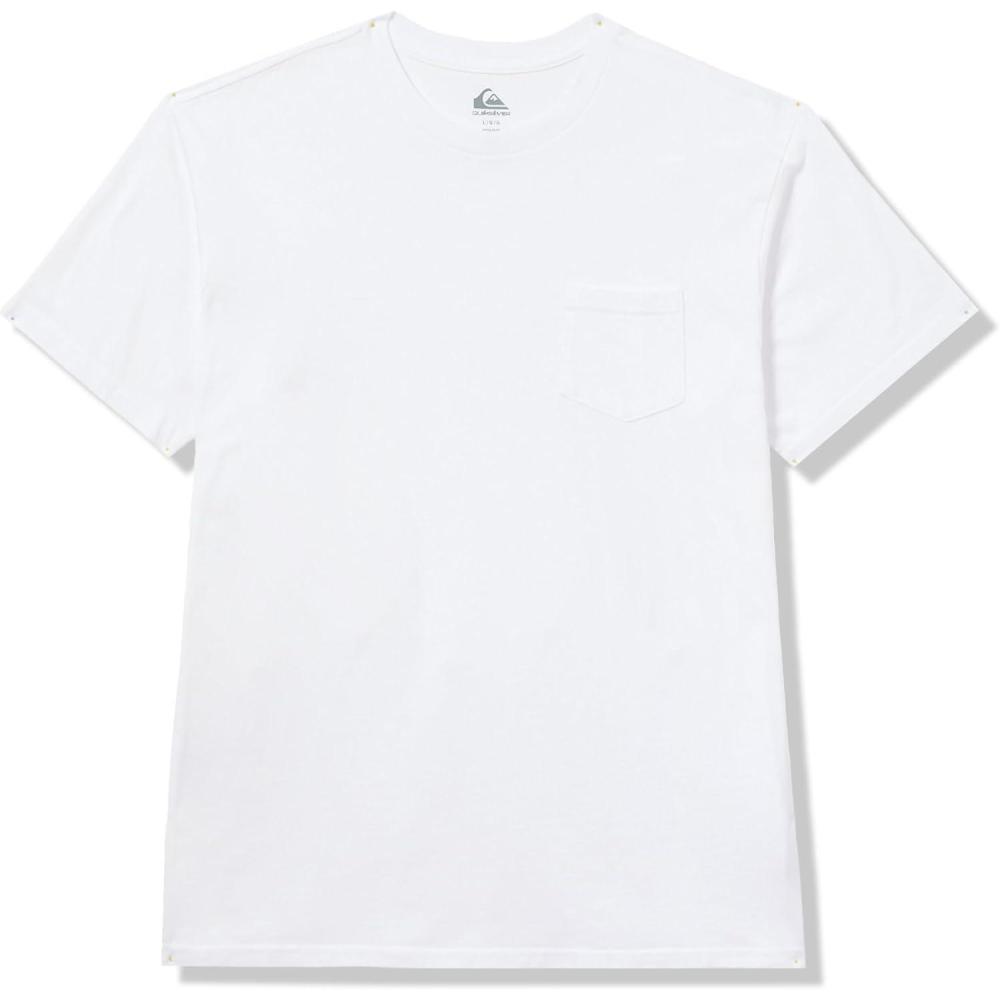image:imageQuiksilver Mens Quiksilver Mens Saltwater Pocket Short Sleeve Tee ShirtWhite 241