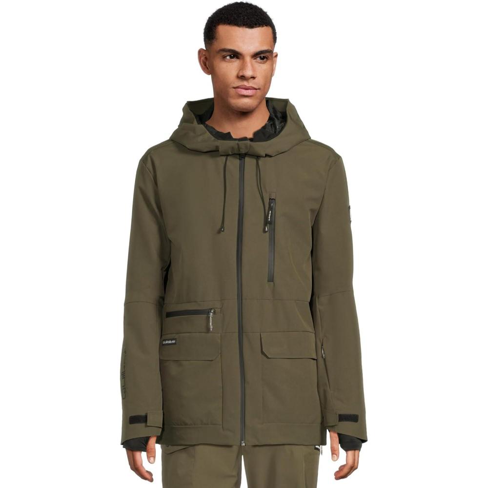 image:imageQuiksilver Mens Standard Quest Stretch 20K Snow JacketGrape Leaf