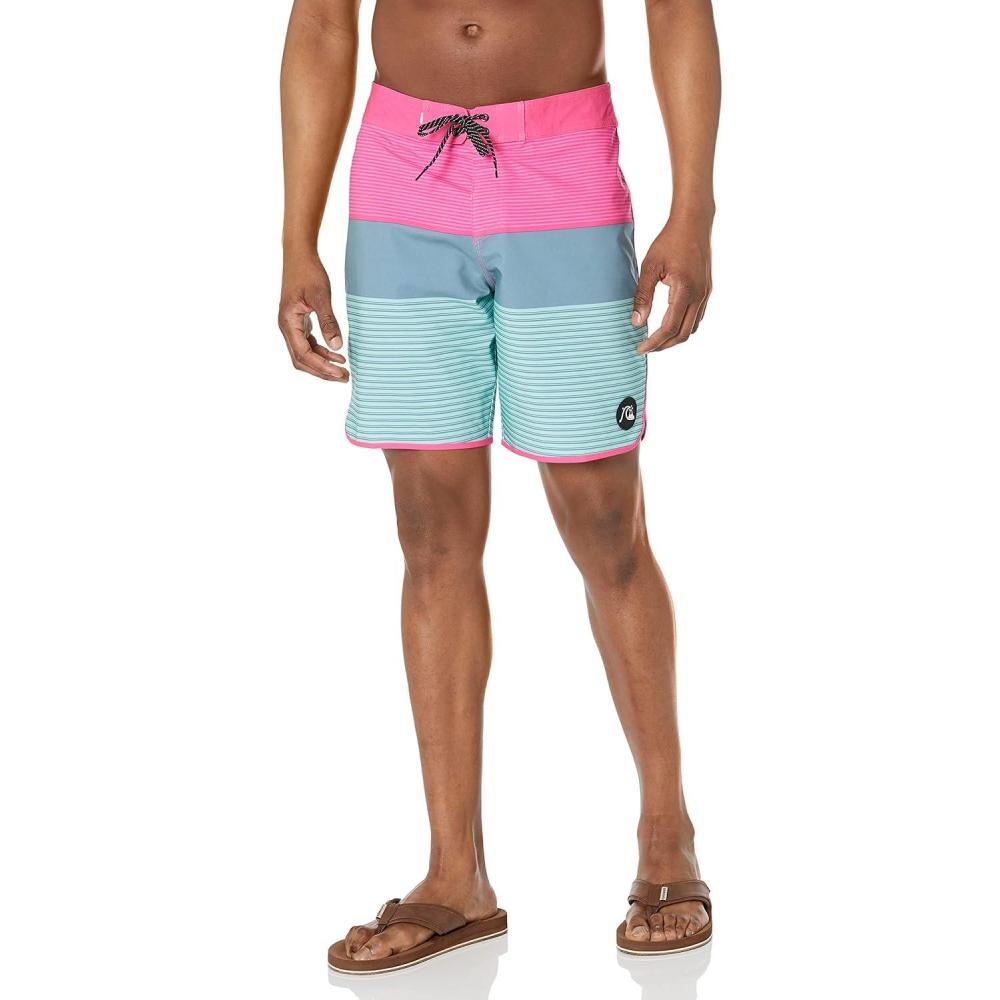 image:imageQuiksilver Mens Standard Surfsilk Tijuana 19 Boardshort Swim TrunkPink Glo