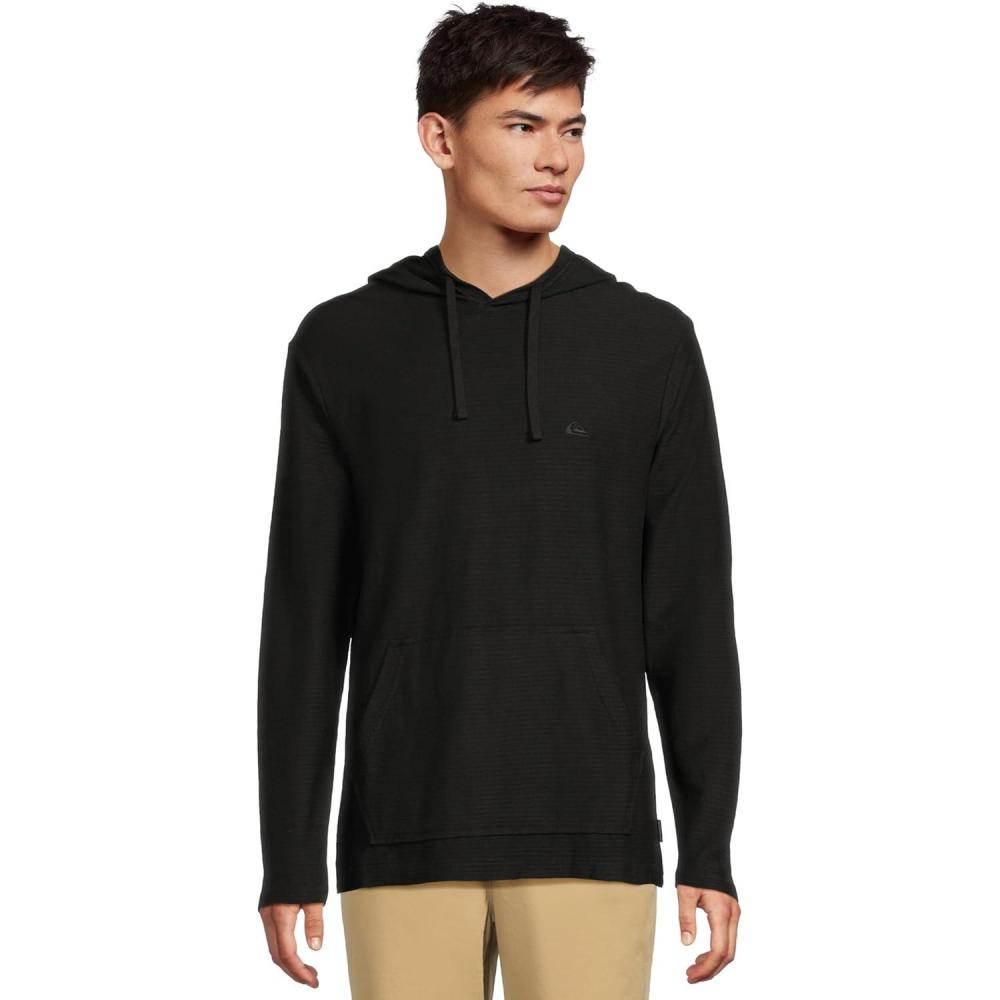 image:imageQuiksilver mens Alamitos Long Sleeve Hood KnitBlack