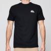 Quiksilver Men’s Big and Tall Short Sleeve Cotton Crewneck T-Shirt(Black)