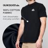 Quiksilver Men’s Big and Tall Short Sleeve Cotton Crewneck T-Shirt(Black)