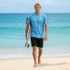 Quiksilver Men’s Big and Tall Short Sleeve Cotton Crewneck T-Shirt(Niagra)