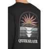 Quiksilver Men’s Dawn Patrol Long Sleeve Screen Tee(Black)