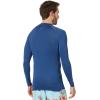 Quiksilver Men’s Everyday Upf50 Long Sleeve Rashguard(Monaco Blue Heather)