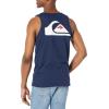 Quiksilver Men’s MW Logo Sleeveless Tank Top Tee Shirt(Navy Blazer 2)
