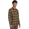 Quiksilver Mens Penmar Check Flannel Shirt(Chocolate Brown)