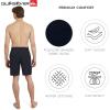 Quiksilver Men’s Regular Fit Fixed Waist Water Friendly Active Hybrid Shorts(Solid Design – Navy)