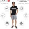 Quiksilver Men’s Regular Fit Fixed Waist Water Friendly Active Hybrid Shorts(Solid Design – Smoked Grey)