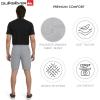 Quiksilver Men’s Regular Fit Fixed Waist Water Friendly Active Hybrid Shorts(Solid Design – Smoked Grey)