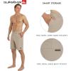 Quiksilver Men’s Regular Fit Fixed Waist Water Friendly Active Hybrid Shorts(Solid Design – Taupe)