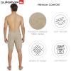 Quiksilver Men’s Regular Fit Fixed Waist Water Friendly Active Hybrid Shorts(Solid Design – Taupe)