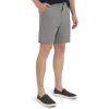 Quiksilver Men’s Regular Fit Fixed Waist Water Friendly Active Hybrid Shorts(Striped Design – Black)