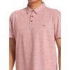 Quiksilver Mens Sunset Cruise Polo(Red Ochre)