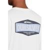 Quiksilver Mens Three Piece Long Sleeve Screen Tee(White)