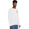 Quiksilver Mens Three Piece Long Sleeve Screen Tee(White)