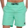 Quiksilver Swim Trunks for Men Big and Tall, Quick Dry Swim Board Shorts 10″(Jade Green)