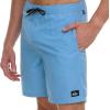 Quiksilver Swim Trunks for Men Big and Tall, Quick Dry Swim Board Shorts 10″(Paradise Blue)