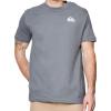 Quiksilver Men’s Big and Tall Short Sleeve Cotton Crewneck T-Shirt(Granite Gray)