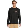 Quiksilver Men’s Dawn Patrol Long Sleeve Screen Tee(Black)