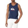Quiksilver Men’s MW Logo Sleeveless Tank Top Tee Shirt(Navy Blazer)