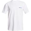 Quiksilver Mens Mix Surf Tee Ss Short Sleeve Surf Tee Rashguard(Snow White)