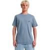 Quiksilver Mens Quiksilver Men’s Saltwater Pocket Short Sleeve Tee Shirt(China Blue)