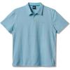 Quiksilver Mens Sunset Cruise Polo(Aqua Blue)