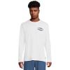 Quiksilver Mens Three Piece Long Sleeve Screen Tee(White)