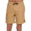 Quiksilver Swim Trunks for Men Big and Tall, Quick Dry Swim Board Shorts 10″(Gold)