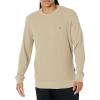 Quiksilver mens Quiksilver Men’s Flanders Waffle Crew Neck Pullover SweatshirtSweater(Plaza Taupe 233)