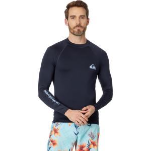 Quiksilver Men’s Everyday Upf50 Long Sleeve Rashguard(Dark Navy)