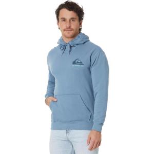 Quiksilver Men’s Omni Logo Hoodie Pull Over Hooded Fleece(Coronet Blue)
