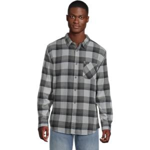 Quiksilver Mens Penmar Check Flannel Shirt(Quarry)