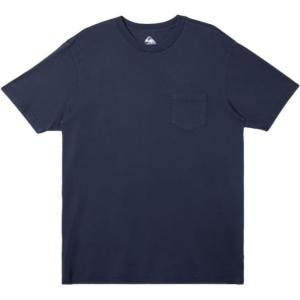 Quiksilver Mens Quiksilver Men’s Saltwater Pocket Short Sleeve Tee Shirt(Navy)