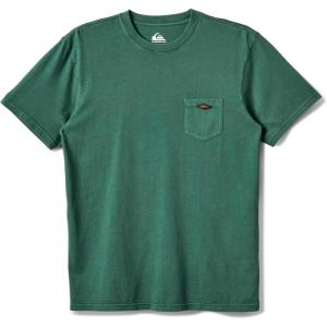 Quiksilver Mens Quiksilver Men’s Saltwater Pocket Short Sleeve Tee Shirt(Trekking Green)