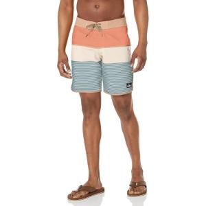 Quiksilver Men’s Standard Surfsilk Tijuana 19 Boardshort Swim Trunk(Birch)