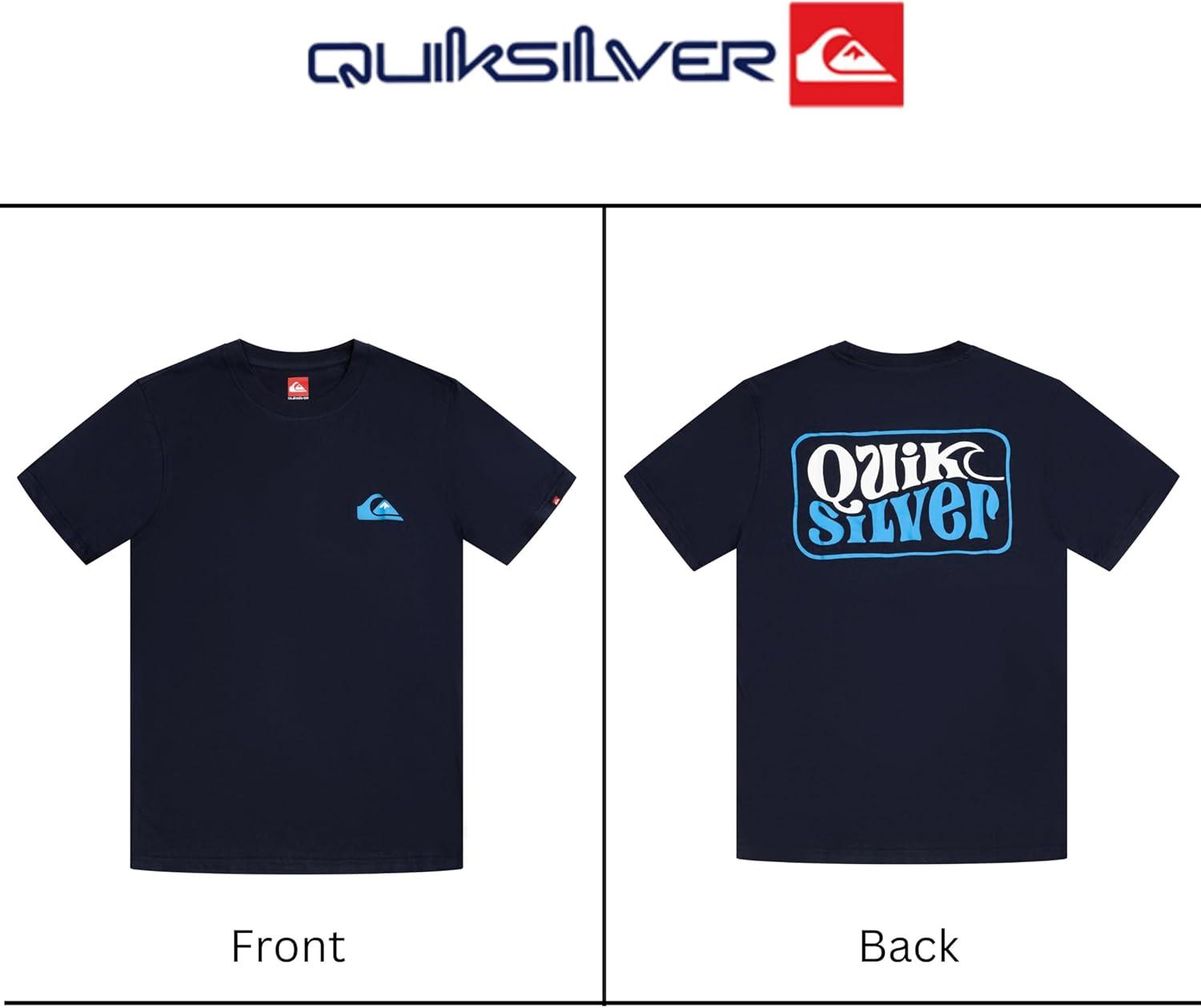 image:imageQuiksilver Mens Regular Fit Soft Cotton Short Sleeve TShirt SXLNavy