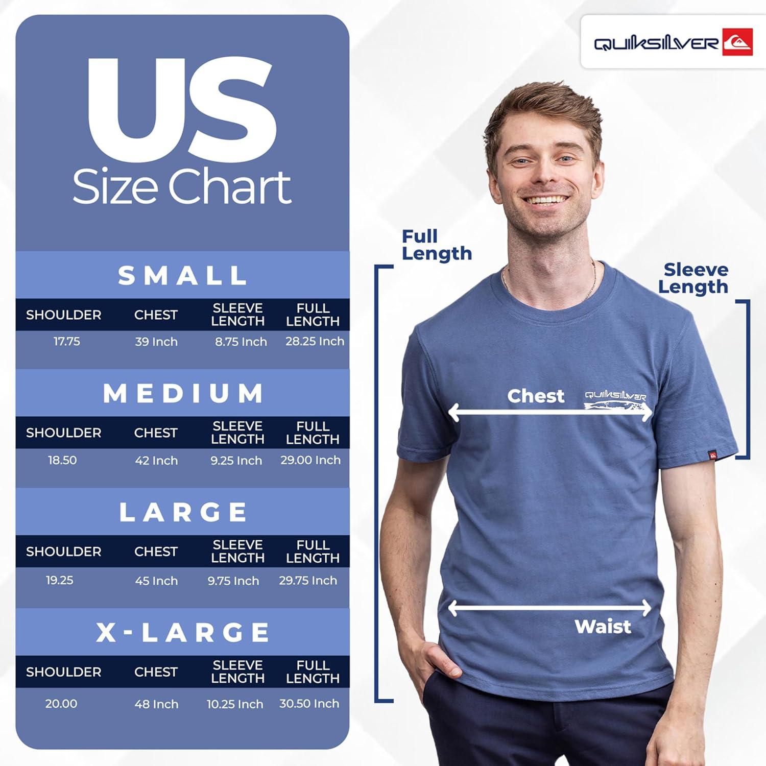 image:imageQuiksilver Mens Regular Fit Soft Cotton Short Sleeve TShirt SXLSeaport