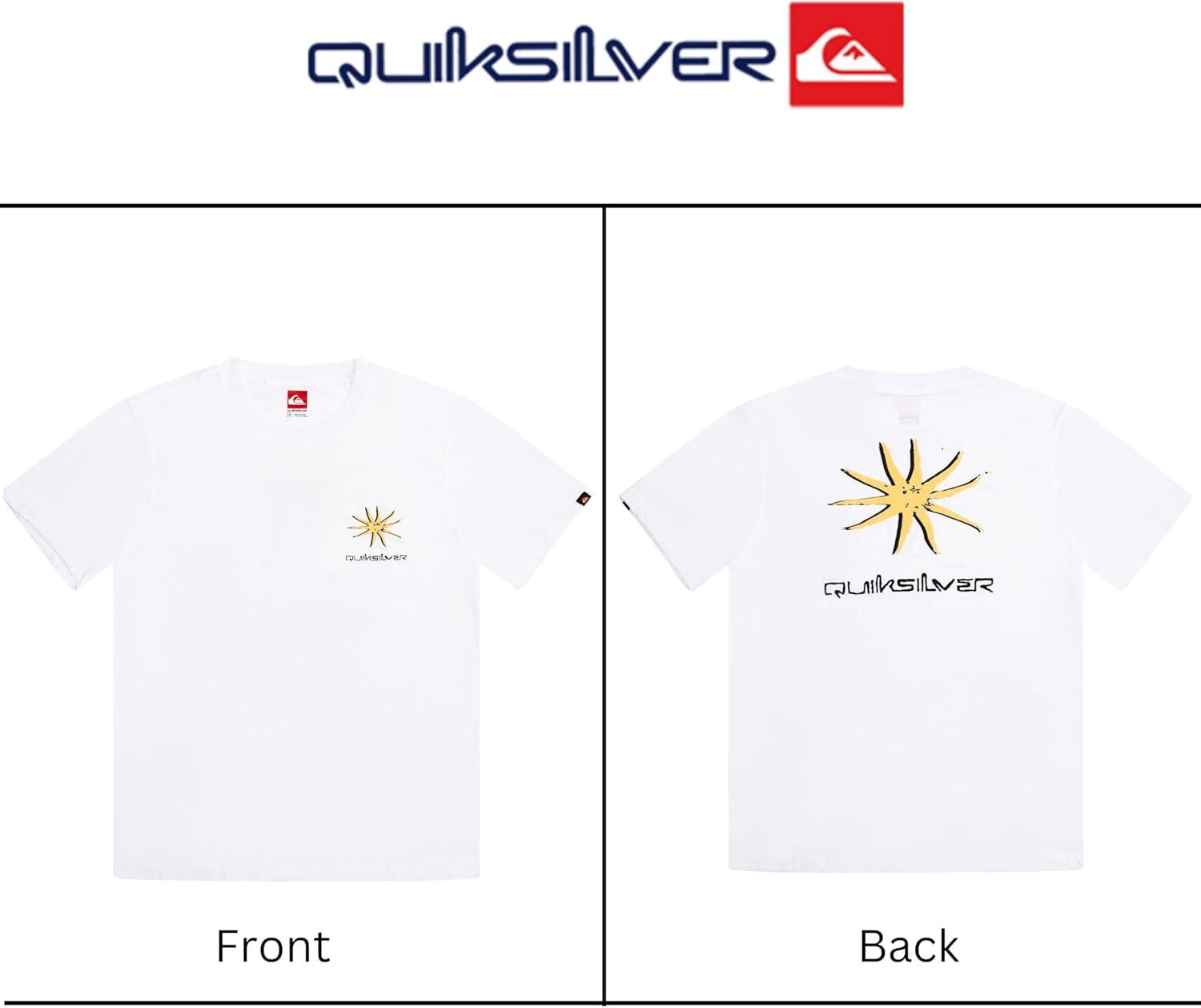 image:imageQuiksilver Mens Regular Fit Soft Cotton Short Sleeve TShirt SXLWhite
