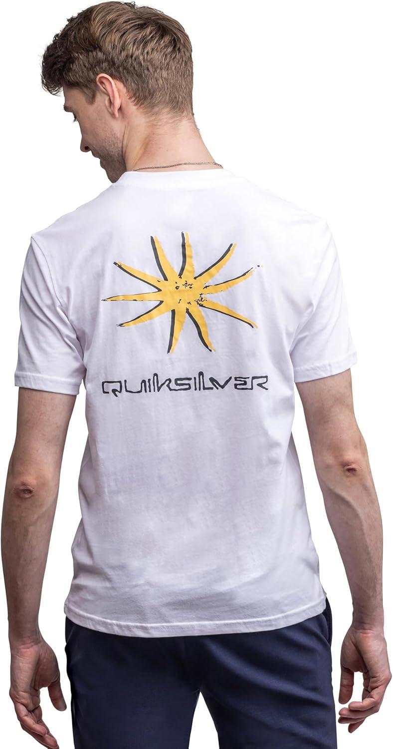 image:imageQuiksilver Mens Regular Fit Soft Cotton Short Sleeve TShirt SXLWhite