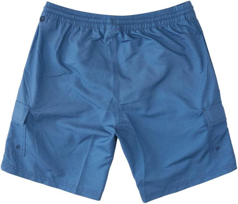 image:imageQuiksilver Mens Standard Balance Volley Swim Trunk Bathing SuitEnsign Blue Heather